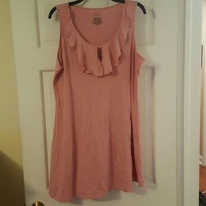 Apostrophe sleeveless top 1x