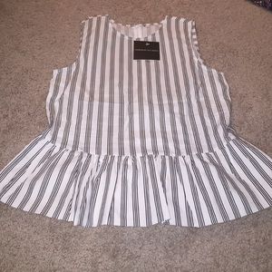 Goodnight Macaroon Peplum Top