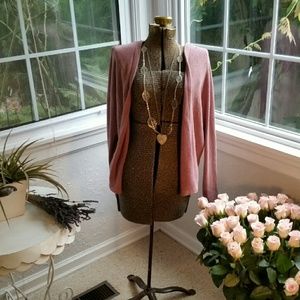 Rose pink cardigan