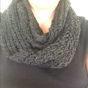 Handmade Dark Grey Infinity Scarf