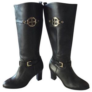 IMAN platinum leather boots