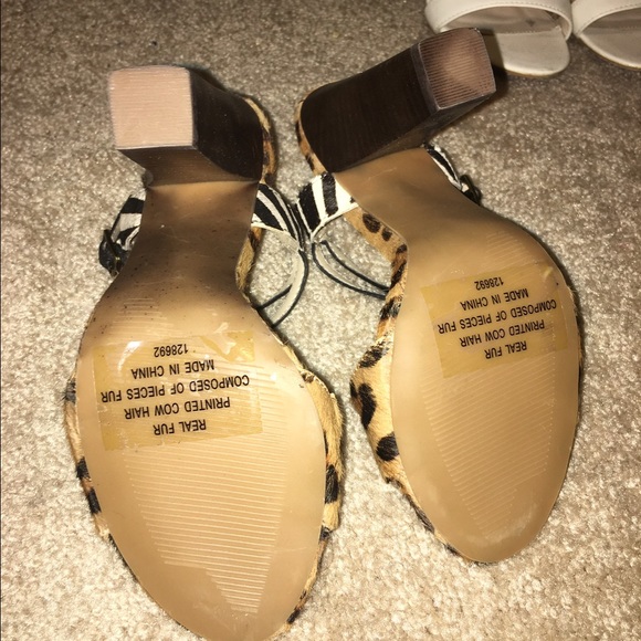 Leopard print sandals - Picture 3 of 4