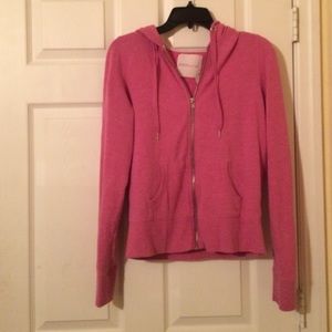 Victoria's Secret Classic Magenta Zip Hoodie