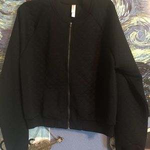 Xhilaration quilted bomber jacket