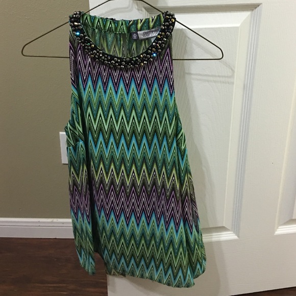 Fancy sleeveless blouse