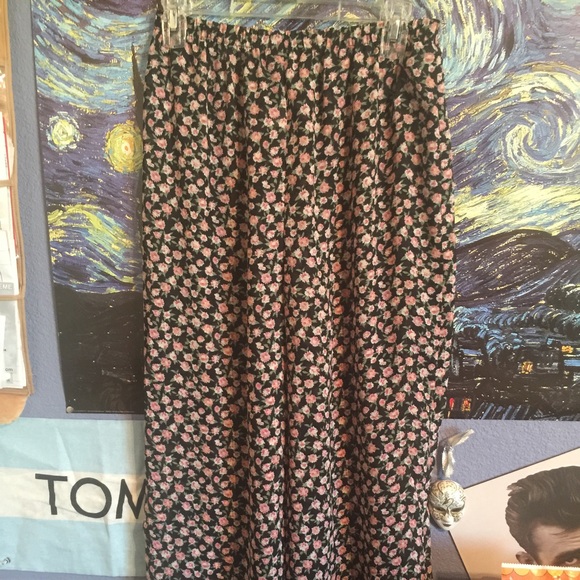 Vintage floral palazzo pants