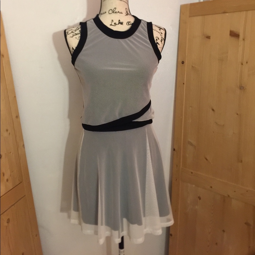 Material Girl mesh skirt set