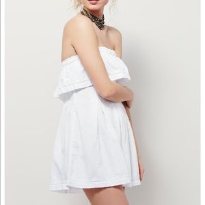 SOLD Free People white romper NWT