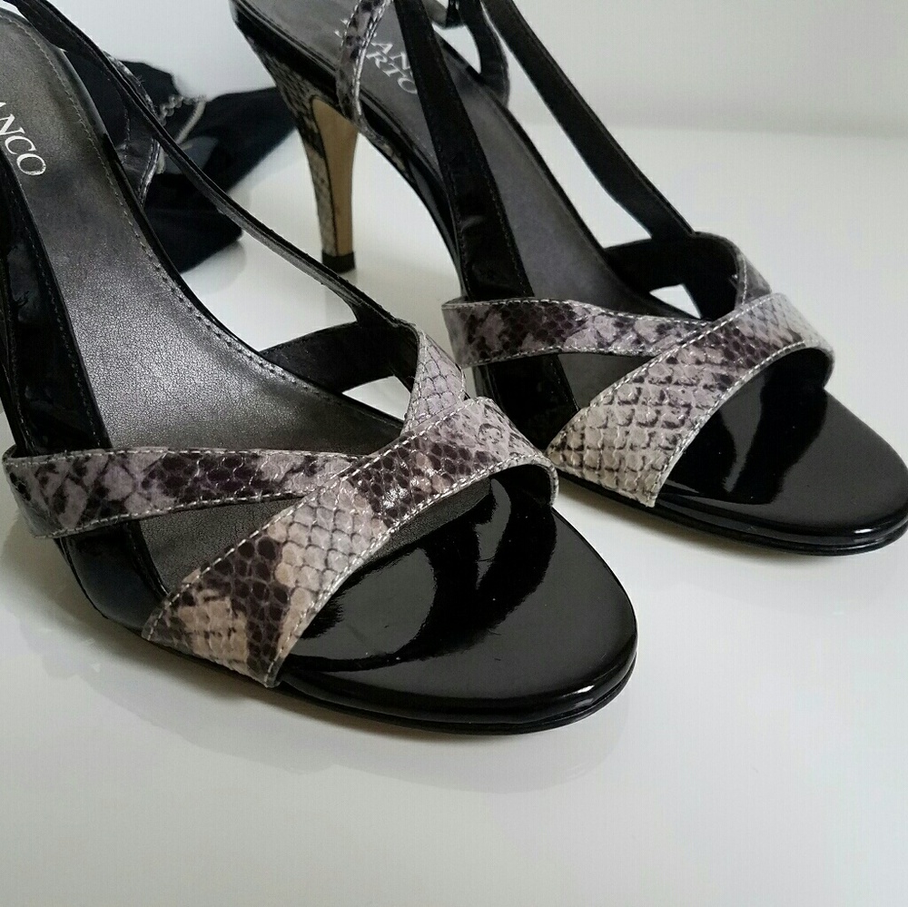 Franco Sarto Python Print Sandals - image 2