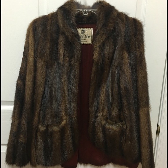 SALE Fur Cape. Authentic. Vintage.  Custom made. - Picture 1 of 4