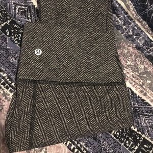 Lululemon grey/black legging
