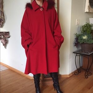 ❗️SALE❗️Cashmere Cape Coat made in Italy