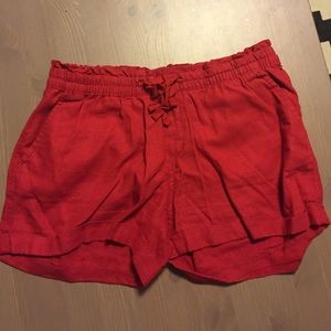 Red Old Navy shorts