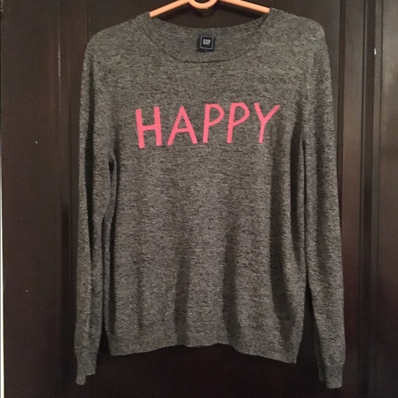 Gap "Happy" Sweater