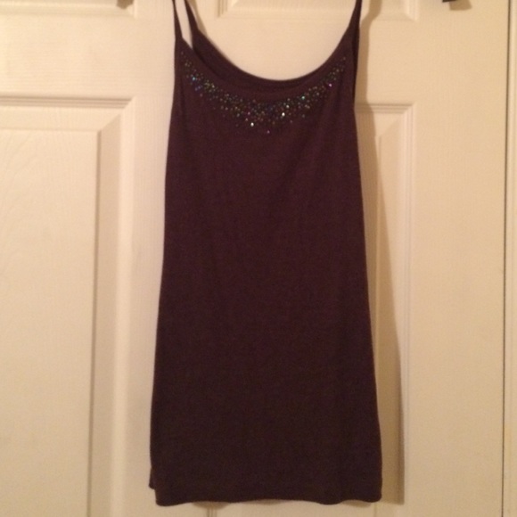Burgundy Sleeveless Tank Top