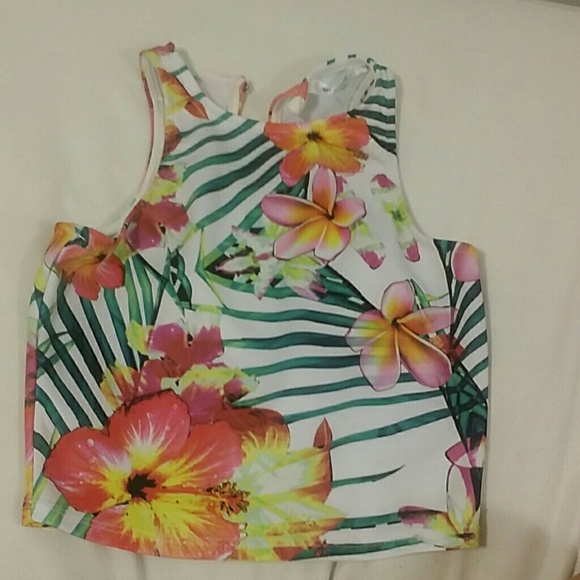 Tropical tank top