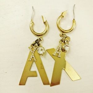 Armani Exchange Gold-plated earrings