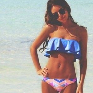 Anthropologie Zinke Flutter Bikini Top