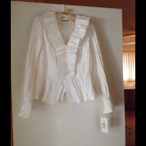 ❤️Peplum Ruffle Blouse GREAT DEAL❤️