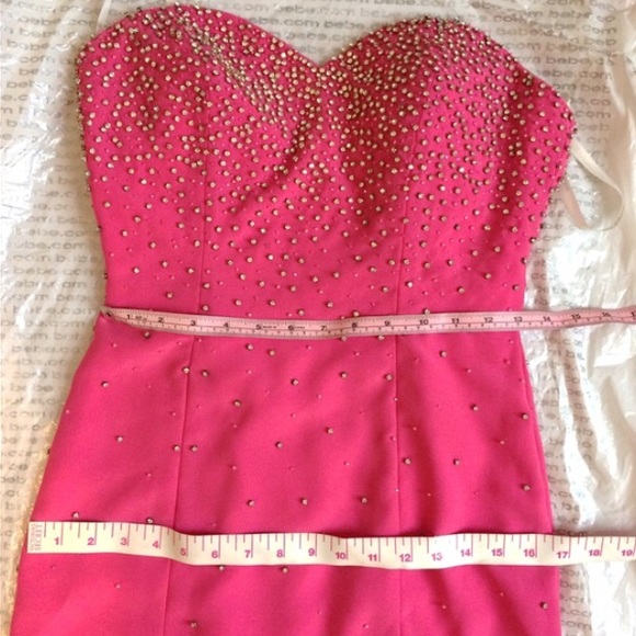 Cassandra Stone Pink Prom Rhinestone Formal Gown