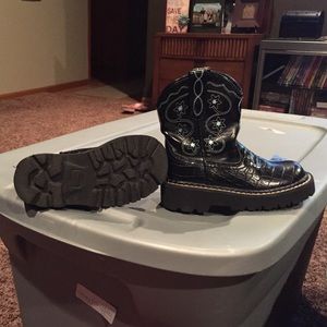 **sold***Little Girls roper boots