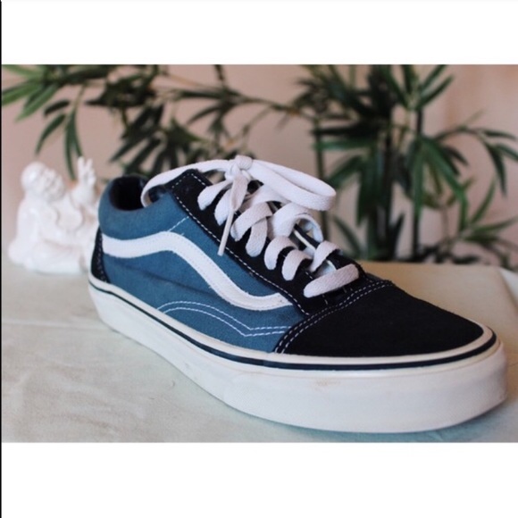 RELIST Navy & Black Old Skool Vans