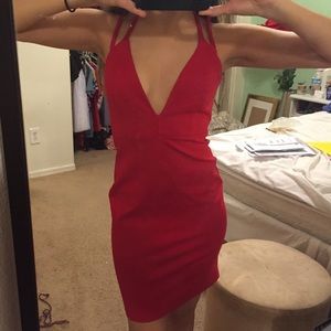Red dress