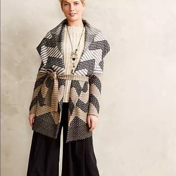 Anthropologie field flower sweater coat Clearance