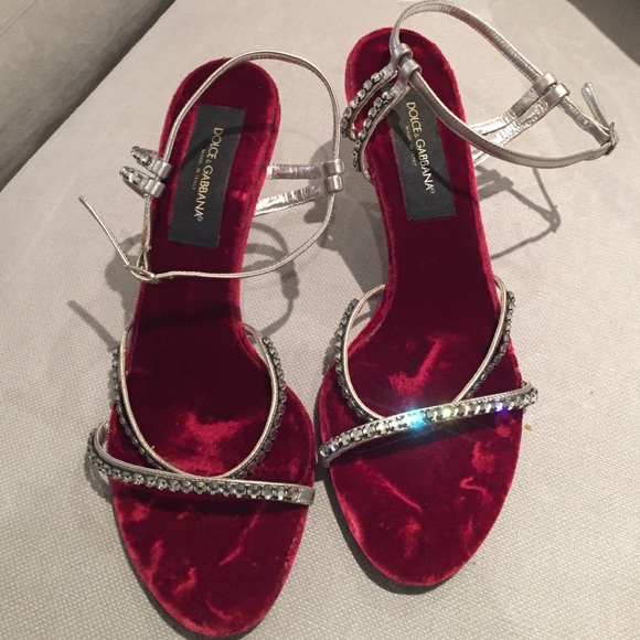 Dolce & Gabbana Shoes - Dolce & Gabbana rhinestone evening sandals