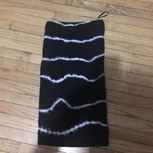 Mini Black And White Dress.