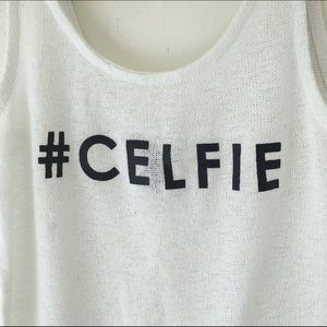 H&M Tops - Celfie Graphic Tank H&M Tops - Celfie Graphic Tank