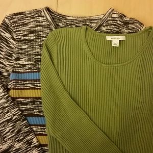 REDUCED 2 Ribbed Sweaters