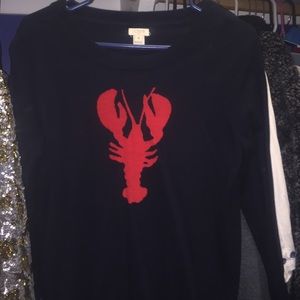 J. Crew lobster sweater