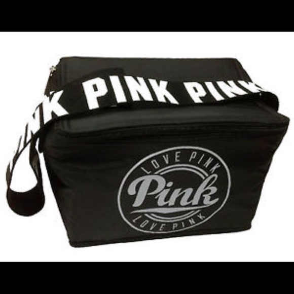 VS/PINK Black Logo Cooler