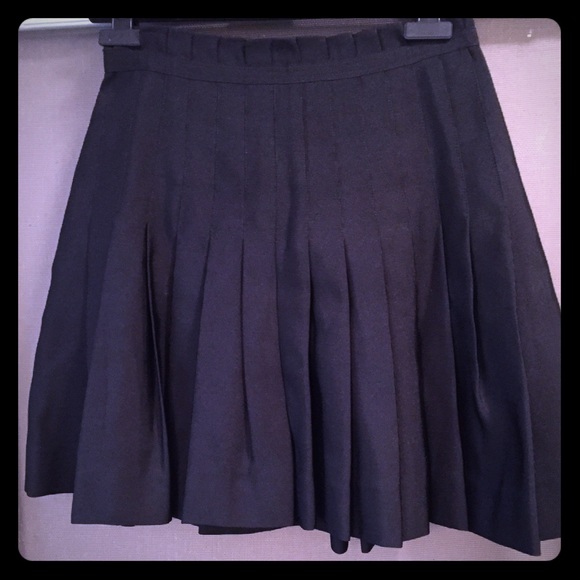 Zac Posen black pleated skirt - Picture 1 of 2