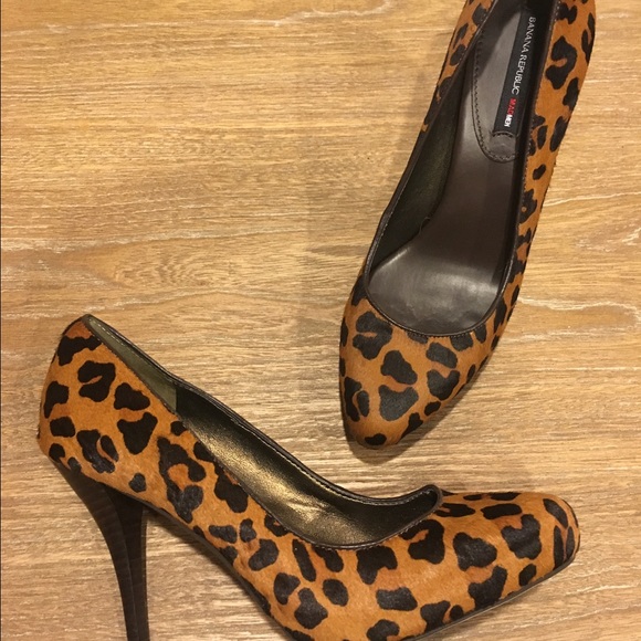 Banana Republic Leopard Print Shoes-Never Worn