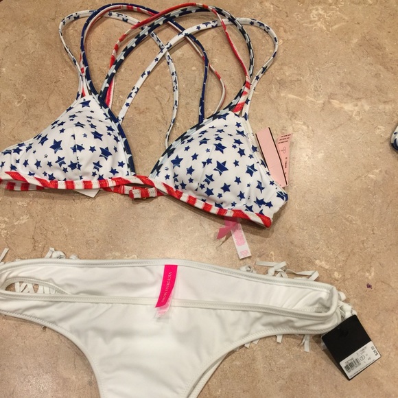 Victoria's Secret Patriotic Bikini Small