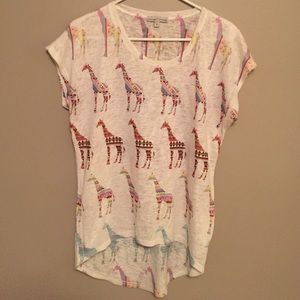 Aztec Giraffe Print Top