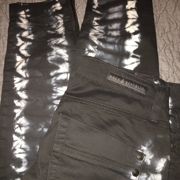 Rock & Republic size 8 tie dye jeans