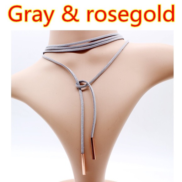 ✨Gey&Rose Gold Choker✨ - Picture 2 of 2