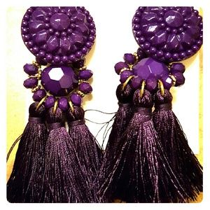H&M tassle earrings NWT