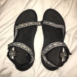 Teva sandals with design