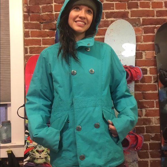 Teal Burton Snowboard Jacket
