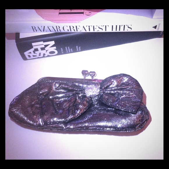 Night Out Silver Clutch