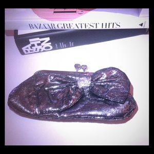 Night Out Silver Clutch