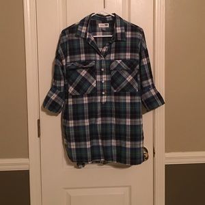 Old navy half button down tunic