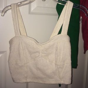 Bralette Crop Top Ariana Grande Style