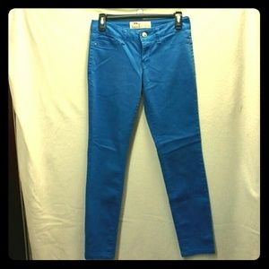 Blue skinny pants
