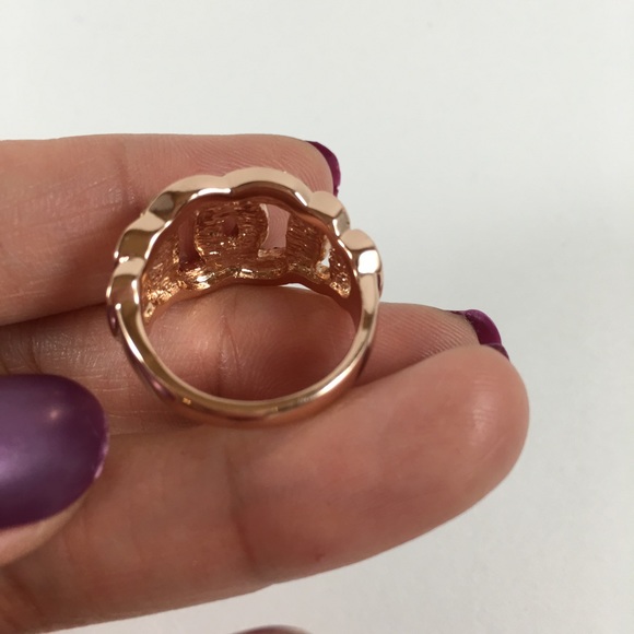 Jewelry 18k Rose Gold Plated Engagement Ring Poshmark