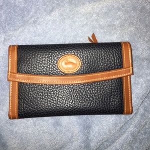 Navy blue Dooney & Bourke wallet